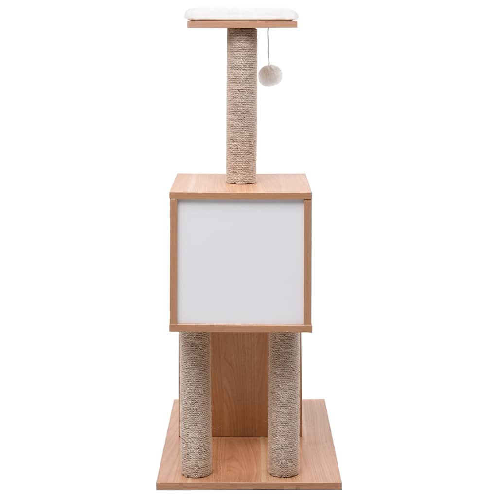 Cat Tree with Sisal Scratching Mat 104 cm