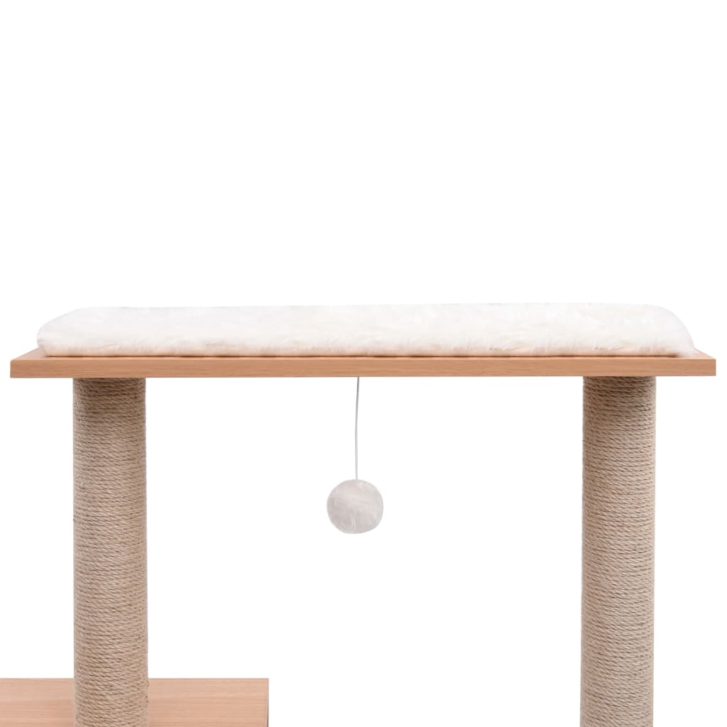 Cat Tree with Sisal Scratching Mat 104 cm