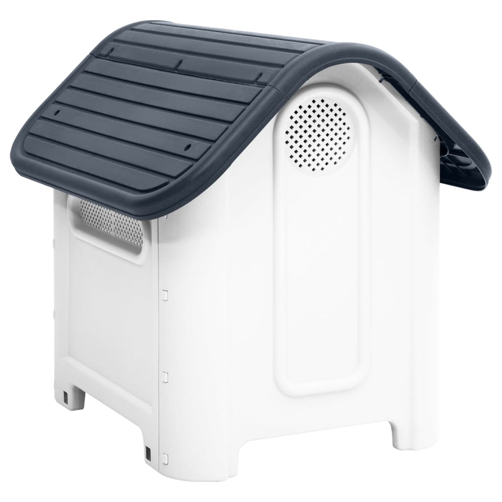 Dog House Grey 59x75x66 cm Polypropylene