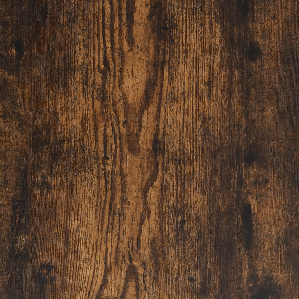 Cat Litter Box Enclosure Smoked Oak 80x50x45 cm Engineered Wood