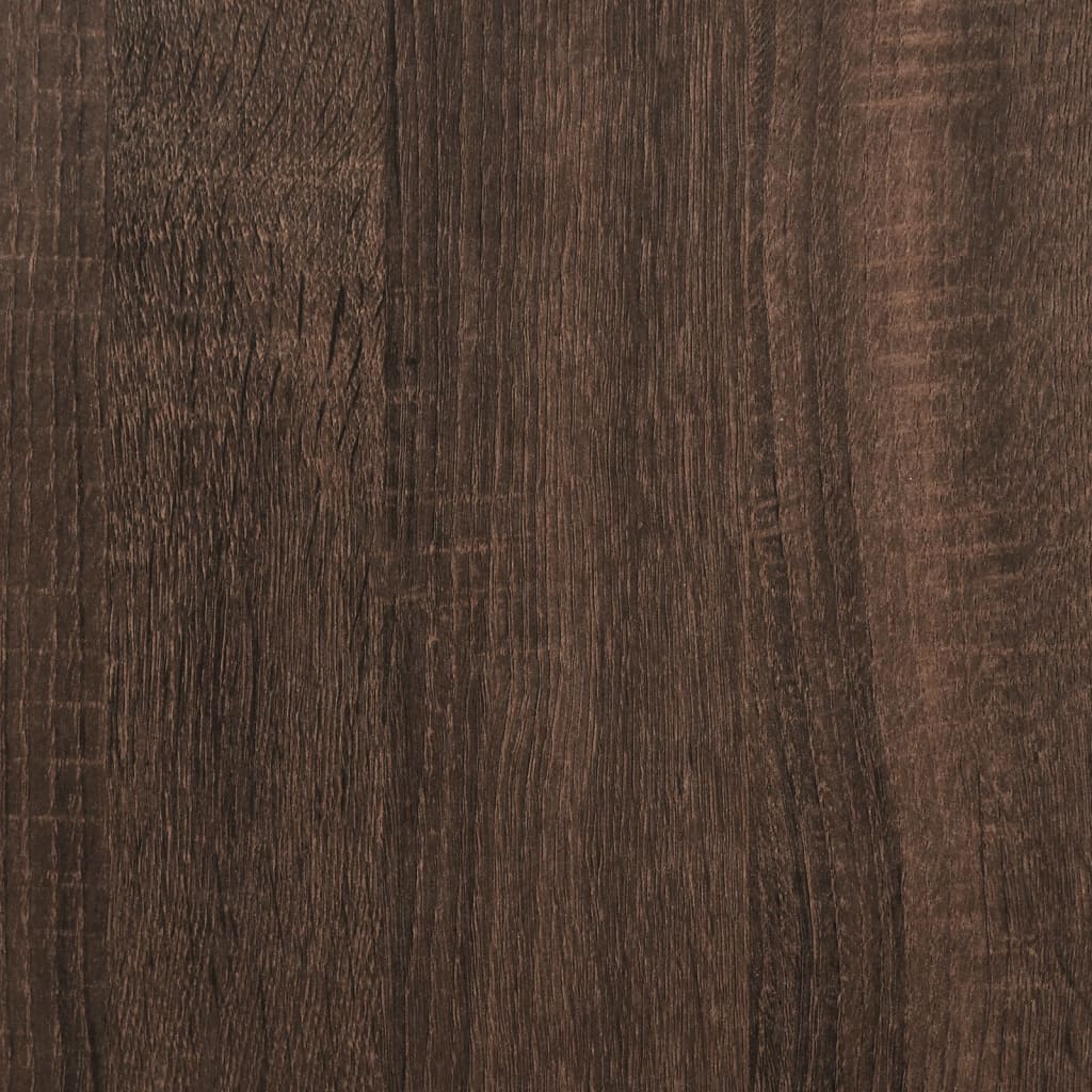 Cat Litter Box Enclosure Brown Oak 42x42x51 cm Engineered Wood