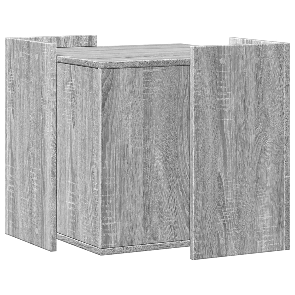 Cat Litter Box Enclosure Grey Sonoma 53x53x51 cm Engineered Wood