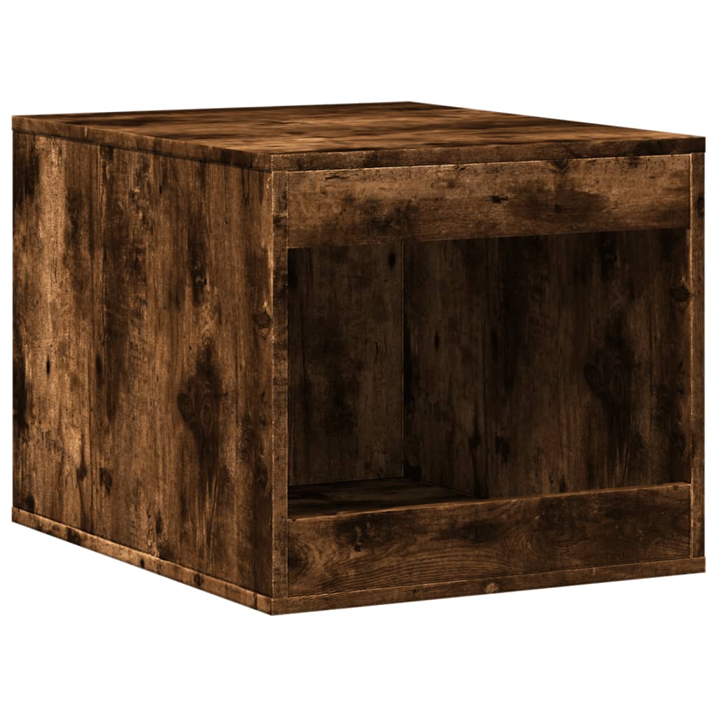 Cat Litter Box Enclosure Smoked Oak 47x59x42 cm Engineered Wood