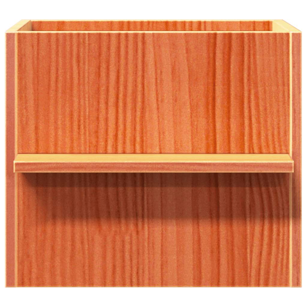 Cat House Wax Brown 51x35x30 cm Solid Wood Pine