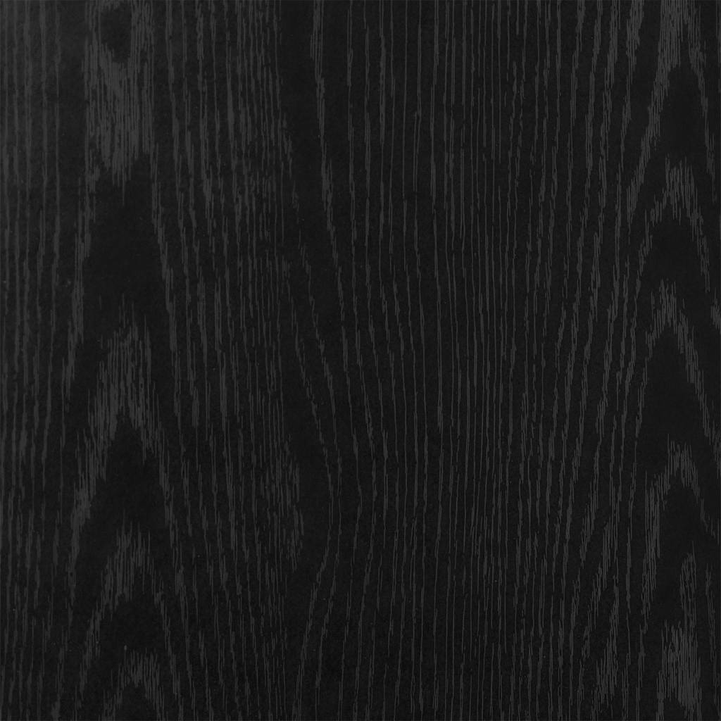 Cat Litter Box Enclosure Black Oak 80x50x45 cm Engineered Wood