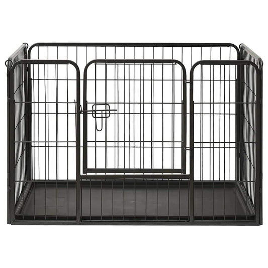Puppy Playpen Steel 91.5x59x61 cm