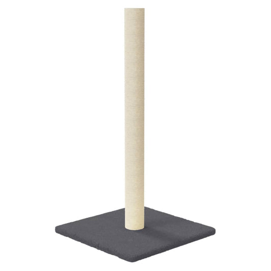 Cat Scratching Post Dark Grey 35x35x70 cm
