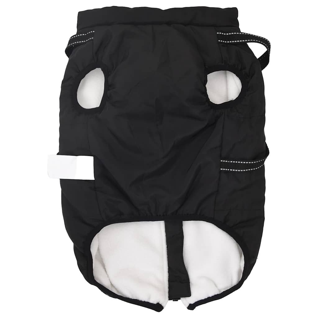 Dog Coat with Harness Waterproof Reflective Black 5XL