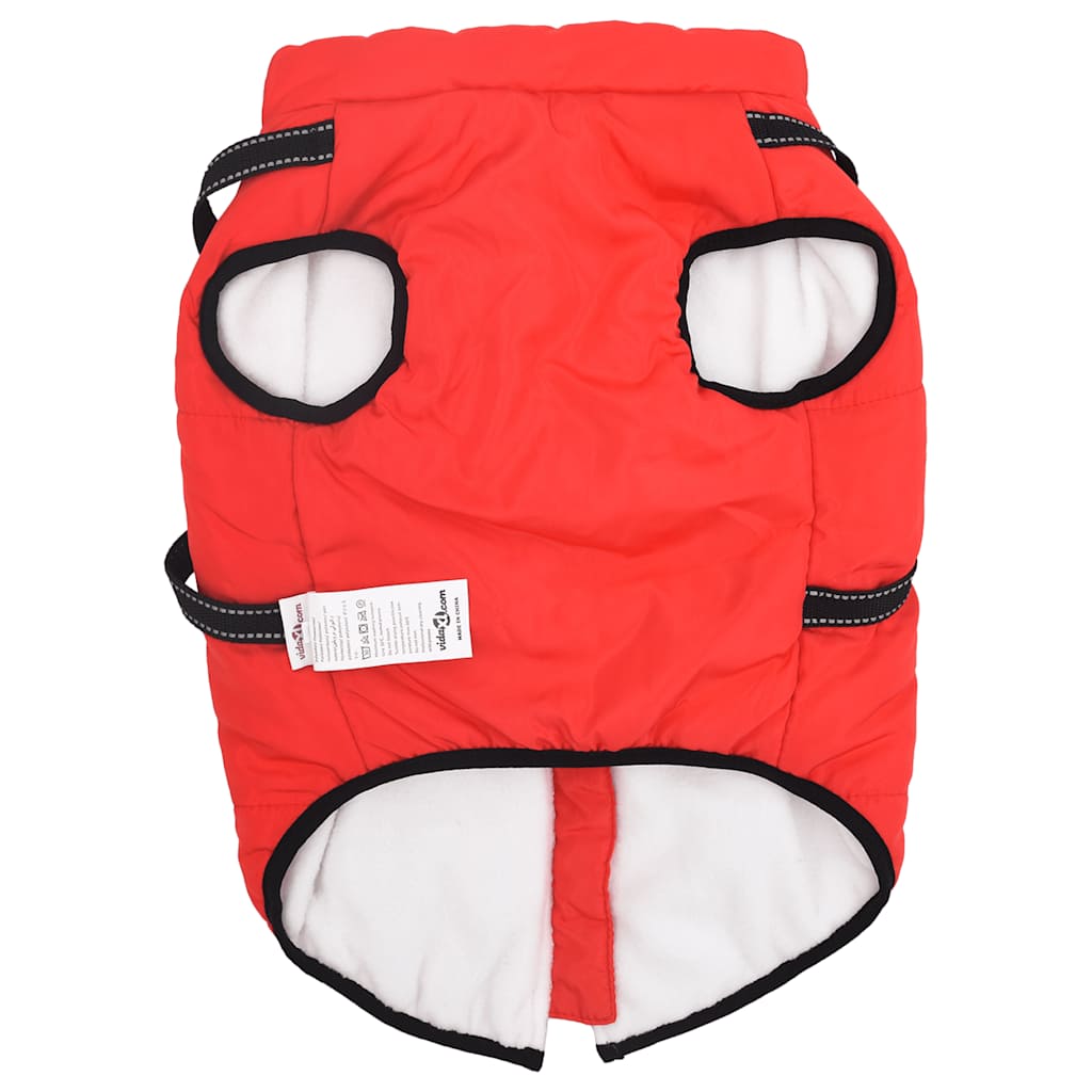 Dog Coat with Harness Waterproof Reflective Red 4XL